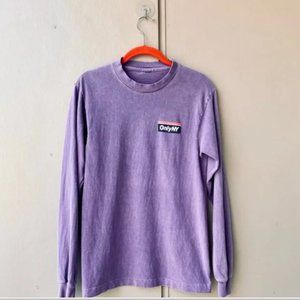 ONLY NY purple long sleeved tee